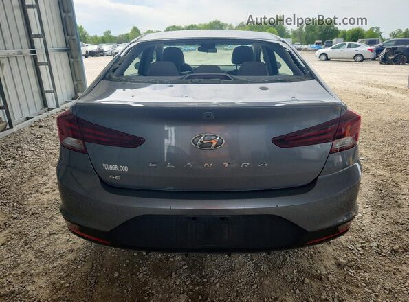 KMHD74LF0KU863800 2019 HYUNDAI ELANTRA Серый Вид сзади