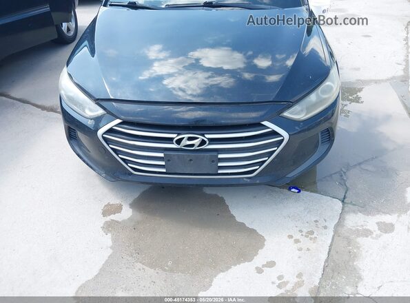 KMHD74LF1JU525191 2018 HYUNDAI ELANTRA Черный Вид спереди