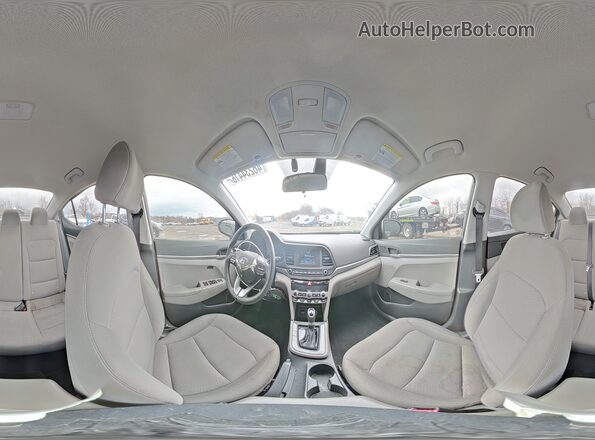 KMHD74LF1LU106227 2020 HYUNDAI ELANTRA Gray VIN sticker view