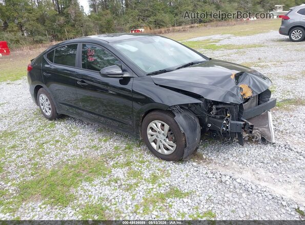 KMHD74LF2HU078932 2017 HYUNDAI ELANTRA Black Delantero derecho