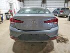 2019 Hyundai Elantra Se Gray vin: KMHD74LF2KU757333