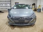 2019 Hyundai Elantra Se Gray vin: KMHD74LF2KU757333