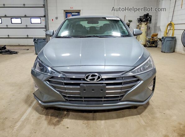 KMHD74LF2KU757333 2019 HYUNDAI ELANTRA Gray წინა ხედი