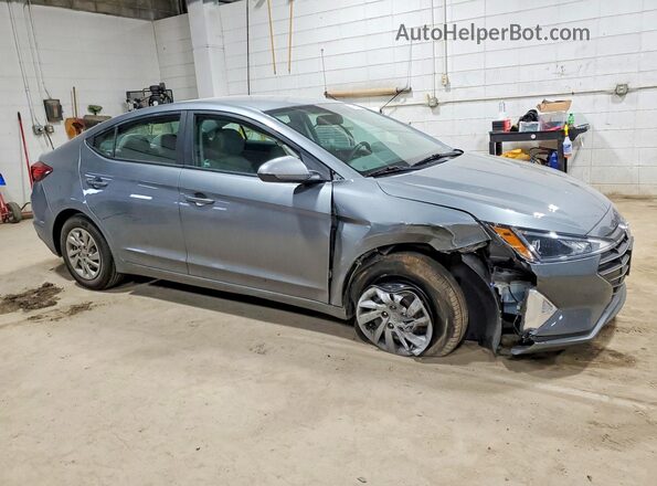 KMHD74LF2KU757333 2019 HYUNDAI ELANTRA Gray წინა მარჯვენა