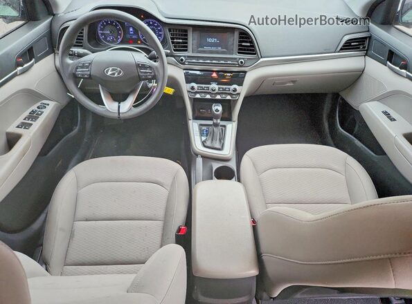 KMHD74LF2LU980988 2020 HYUNDAI ELANTRA Черный Вид панели приборов