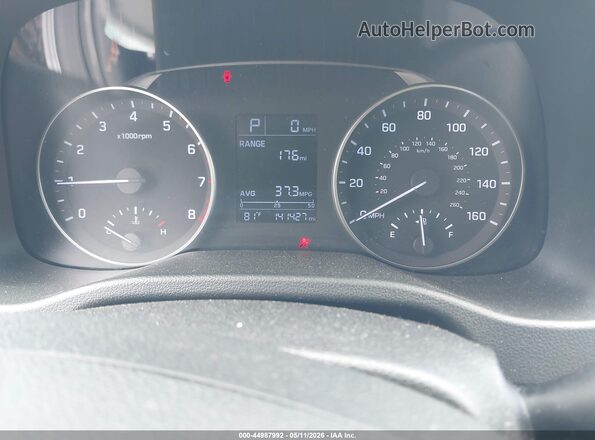 KMHD74LF4HU078933 2017 HYUNDAI ELANTRA Gray Widok tylnych siedzeń