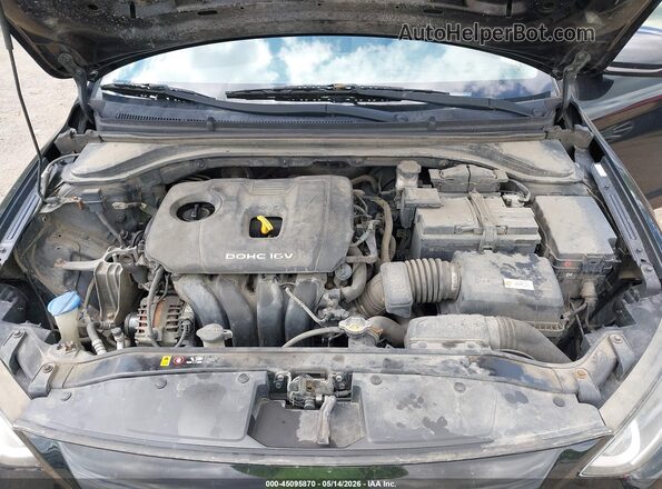 KMHD74LF4HU118363 2017 HYUNDAI ELANTRA Black Вид ззаду