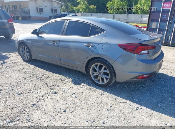KMHD74LF4KU844764 2019 HYUNDAI ELANTRA Gray Задня ліва чверть