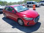 2017 Hyundai Elantra Se Red vin: KMHD74LF5HU417795
