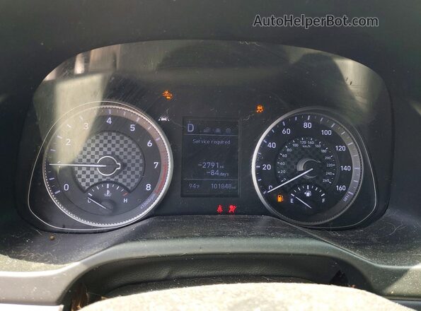 KMHD74LF5LU900969 2020 HYUNDAI ELANTRA Серый Вид щитка приборов