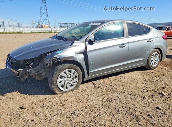KMHD74LF6JU611225 2018 HYUNDAI ELANTRA Charcoal Przód lewy