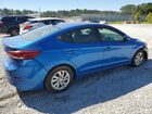 2017 Hyundai Elantra Se Синий vin: KMHD74LF7HU074875
