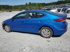 2017 Hyundai Elantra Se Синий vin: KMHD74LF7HU074875