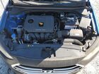 2017 Hyundai Elantra Se Синий vin: KMHD74LF7HU074875
