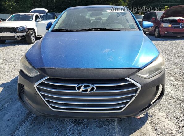 KMHD74LF7HU074875 2017 HYUNDAI ELANTRA Синий Вид спереди