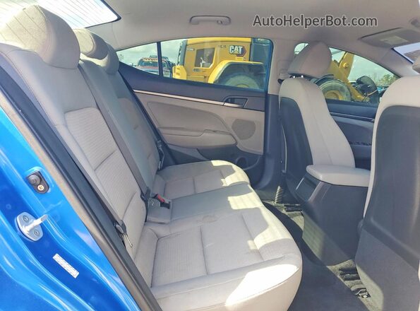 KMHD74LF7HU075041 2017 HYUNDAI ELANTRA Синий Вид задних сидений