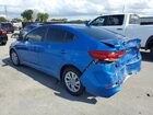 2017 Hyundai Elantra Se Синий vin: KMHD74LF7HU075041