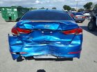 2017 Hyundai Elantra Se Синий vin: KMHD74LF7HU075041