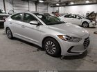 2017 Hyundai Elantra Se Silver vin: KMHD74LF7HU114632
