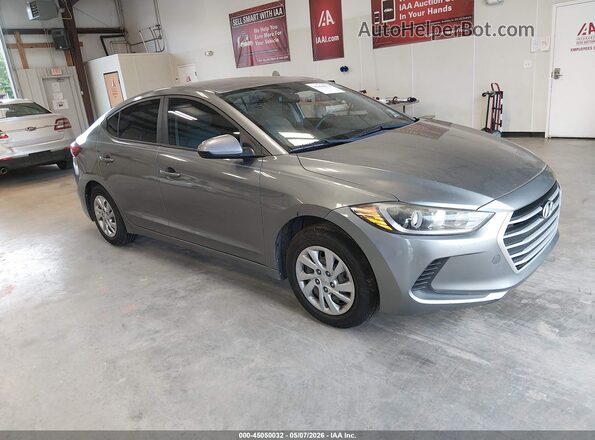 KMHD74LF7JU469905 2018 HYUNDAI ELANTRA Gray Przód prawy