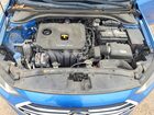2018 Hyundai Elantra Se Синий vin: KMHD74LF8JU472876