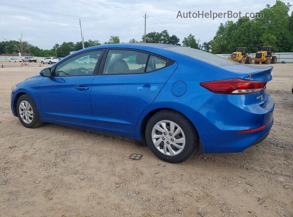 KMHD74LF8JU472876 2018 HYUNDAI ELANTRA Синий Задняя левая четверть