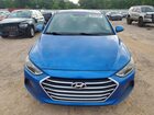 2018 Hyundai Elantra Se Синий vin: KMHD74LF8JU472876