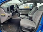 2017 Hyundai Elantra Se Синий vin: KMHD74LFXHU097048