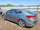 2017 Hyundai Elantra Limited Gray vin: KMHD84LF0HU151079