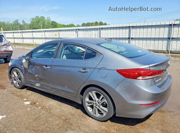 KMHD84LF0HU151079 2017 HYUNDAI ELANTRA Gray Trasero izquierdo