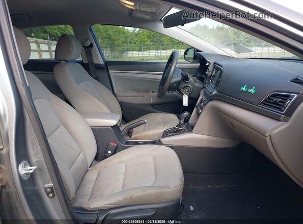 KMHD84LF0HU153981 2017 HYUNDAI ELANTRA Gray Вид салону спереду