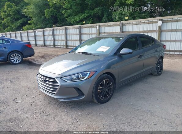 KMHD84LF0HU153981 2017 HYUNDAI ELANTRA Gray Передня ліва чверть
