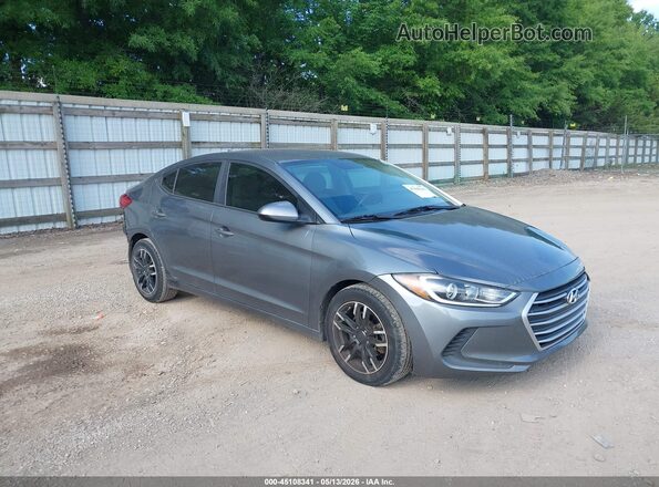 KMHD84LF0HU153981 2017 HYUNDAI ELANTRA Gray Передня права чверть