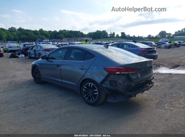 KMHD84LF0HU153981 2017 HYUNDAI ELANTRA Gray Задня ліва чверть