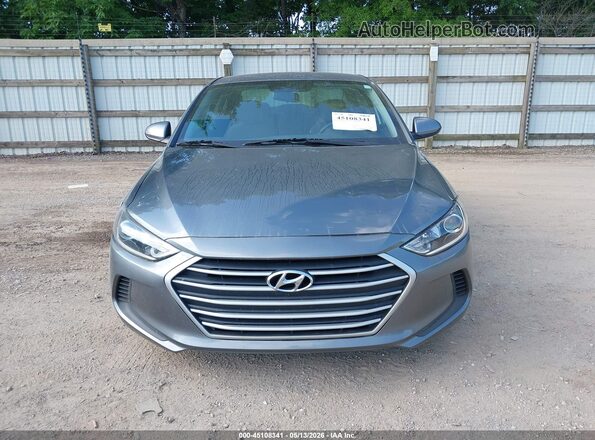 KMHD84LF0HU153981 2017 HYUNDAI ELANTRA Gray Вид щитка приладів