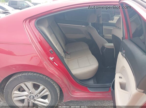 KMHD84LF0KU772670 2019 HYUNDAI ELANTRA Red Вид наклейки з VIN-кодом