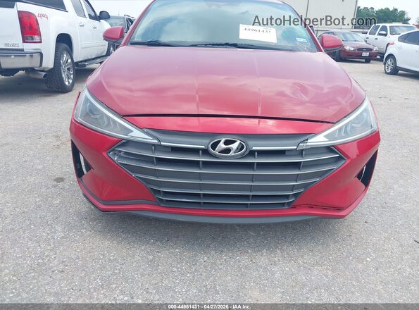 KMHD84LF0KU772670 2019 HYUNDAI ELANTRA Red Вид спереду
