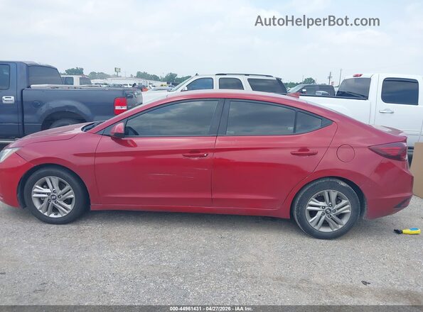 KMHD84LF0KU772670 2019 HYUNDAI ELANTRA Red Панорамний вид салону 360°