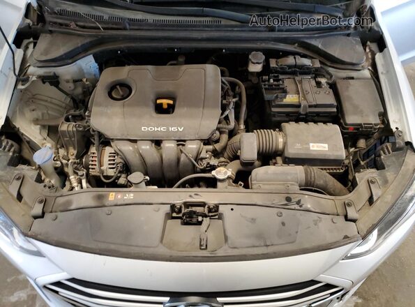 KMHD84LF1HU215517 2017 HYUNDAI ELANTRA Серебряный Вид задней части салона
