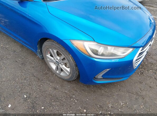 KMHD84LF1HU246735 2017 HYUNDAI ELANTRA Синий Вид спереди