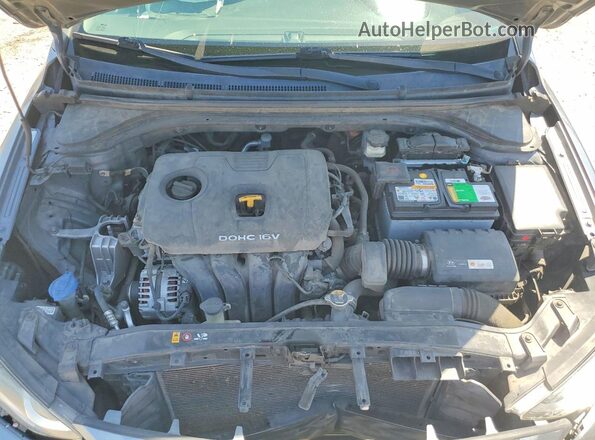 KMHD84LF1JU553618 2018 HYUNDAI ELANTRA Серый Вид задней части салона