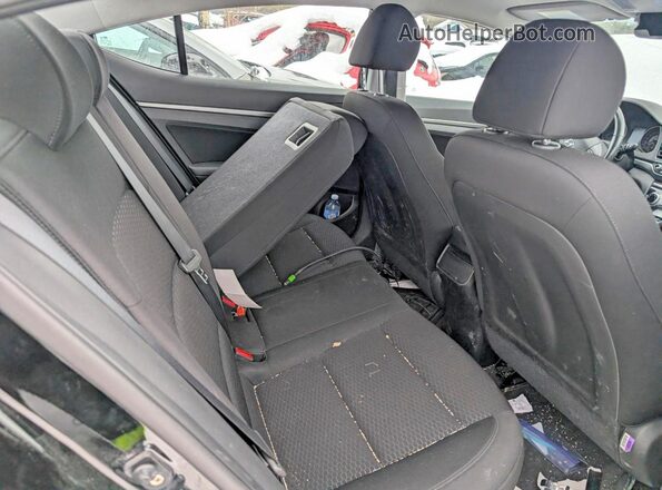 KMHD84LF1LU944223 2020 HYUNDAI ELANTRA Black Rear seats view