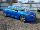 2017 Hyundai Elantra Limited Blue vin: KMHD84LF2HU193771