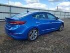 2017 Hyundai Elantra Limited Blue vin: KMHD84LF2HU193771