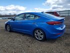 2017 Hyundai Elantra Limited Blue vin: KMHD84LF2HU193771