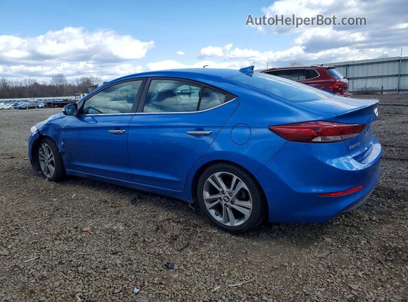 KMHD84LF2HU193771 2017 HYUNDAI ELANTRA Blue უკანა მარცხენა