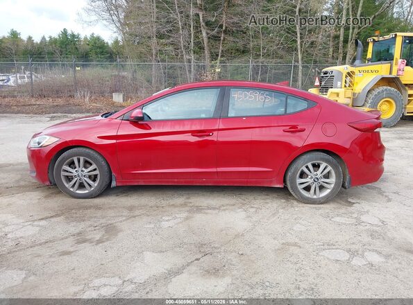 KMHD84LF2HU424331 2017 HYUNDAI ELANTRA Red Vista interior de 360 grados