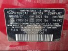 2017 Hyundai Elantra Se Red vin: KMHD84LF2HU424331