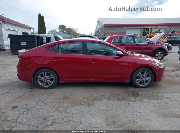 KMHD84LF2HU424331 2017 HYUNDAI ELANTRA Red Vista interior trasera