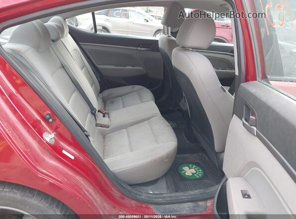 KMHD84LF2HU424331 2017 HYUNDAI ELANTRA Red Vista de la etiqueta del VIN